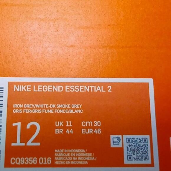 NIKE LEGEND ESSENTIAL 2 IRON Grey  Smoke Grey Size 12 main image 5